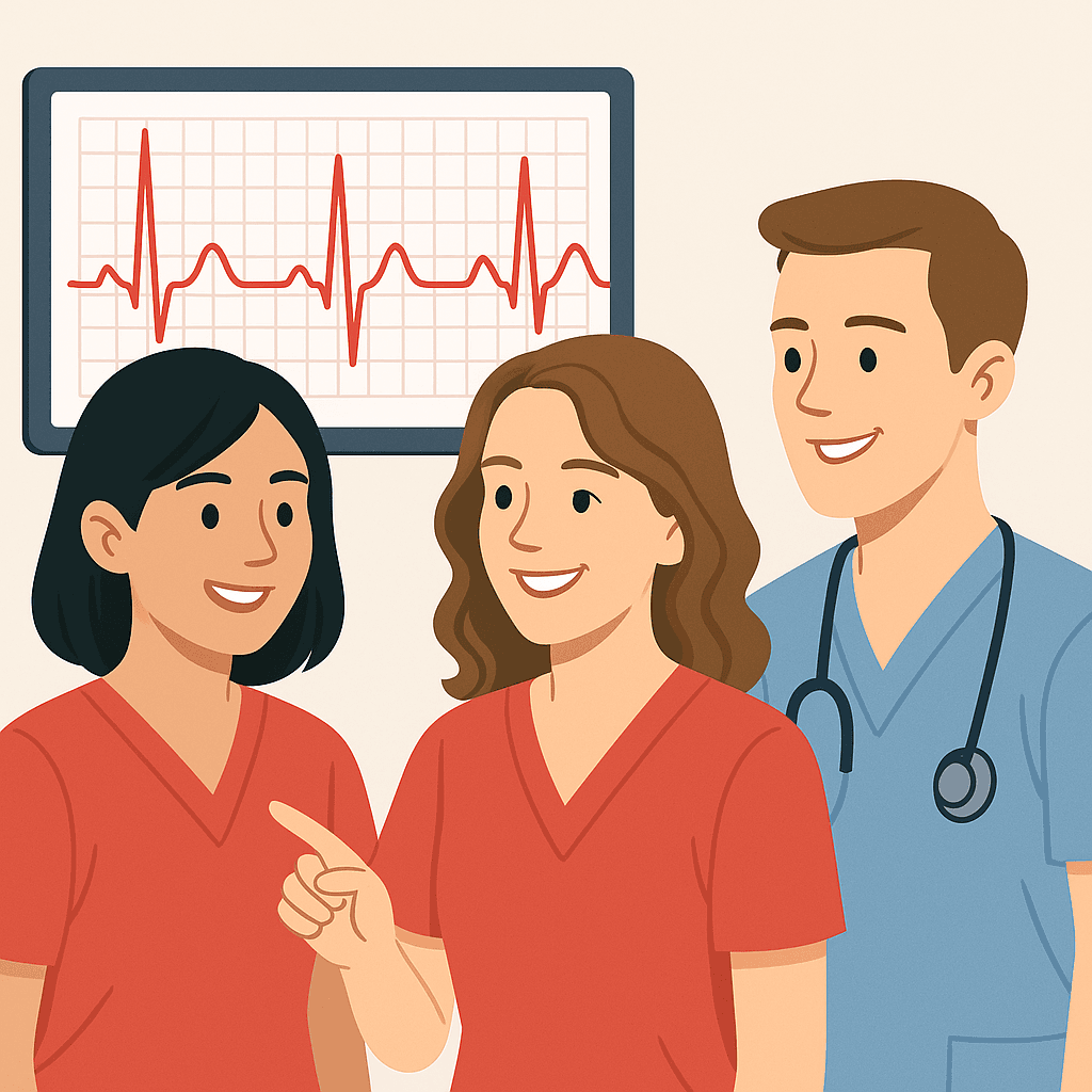 Dummy-Grafik für interaktive EKG-Analyse